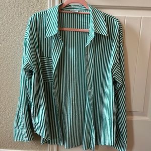LE LIS Striped Button Up